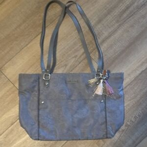 Sak Roots Elegant Gray Tote Bag